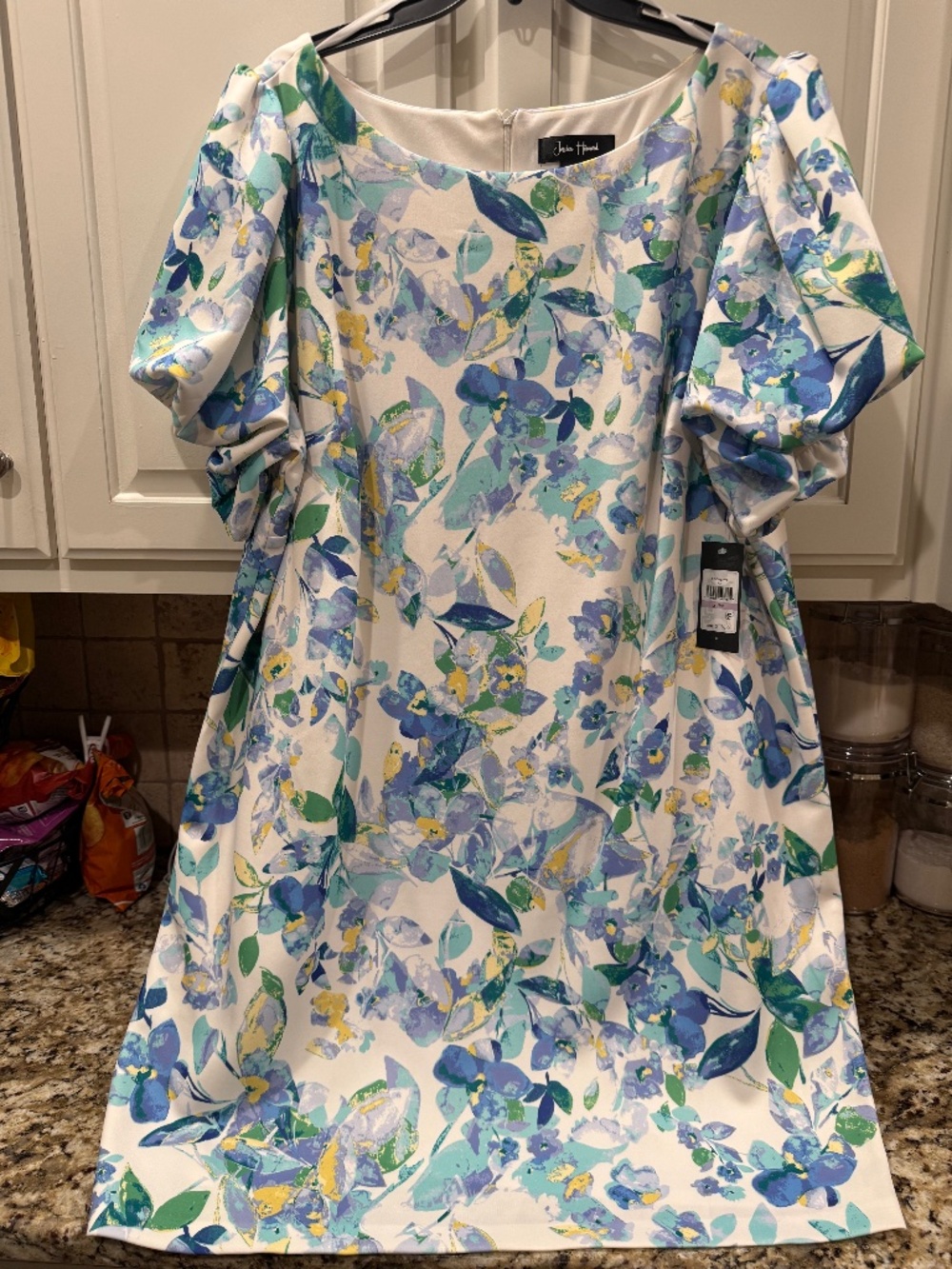 Jessica Howard floral puff sleeve dress SZ 22w
